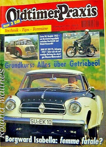 Oldtimer praxis borgward - oldtimer, 9-95+borgward