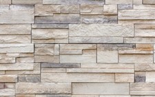 Poster Fototapete Brickwall Stein Vlies 104 x 70 cm Fotoprint Tapete Gemauert