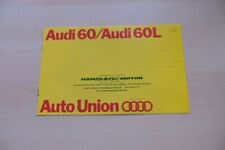 218899) Audi 60 - 60 L - Prospekt 10/1968