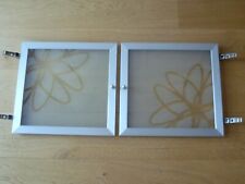 Ikea Effektiv 2 Glastüren Glas Tür mit Blumen