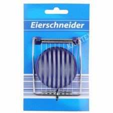 Eierschneider Eierteiler Teiler aus Kunststoff Blau