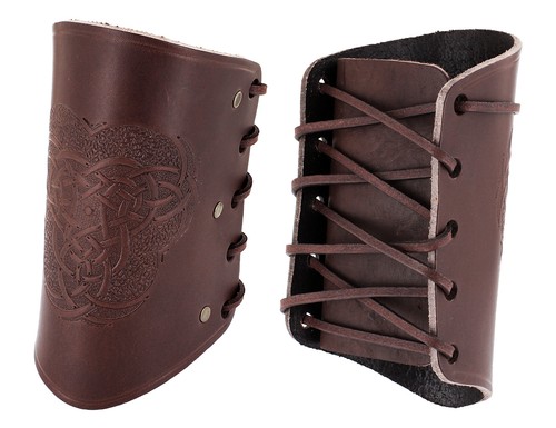 Paar leder armschützer - paar, leder-armschützer