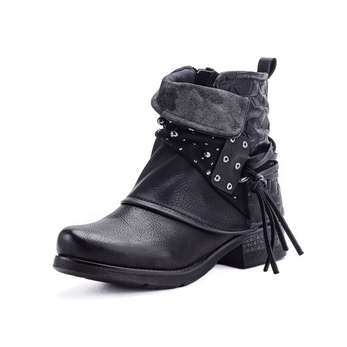 Damen stiefeletten biker boots - damen,