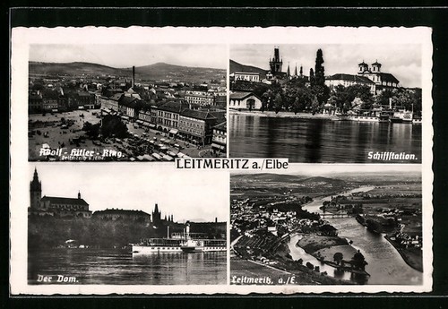 Ansichtskarte leitmeritz - leitmeritz, a