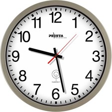 PEWETA Funkwanduhr weiß