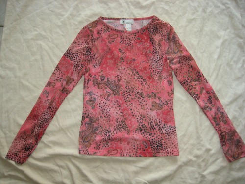 Vintage hippie shirt rot - shirt,