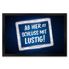 Ab hier ist Schluss mit