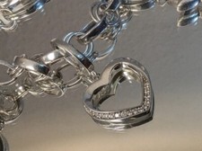 "JETTE JOOP" Charm - Anhänger Herz 925 er Silber mit Zirkonias