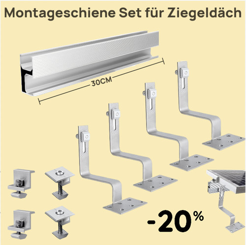 Montageset ziegeldach - pv,
