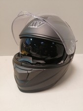 Motorradhelm MY Klapphelm Grau Größe XL