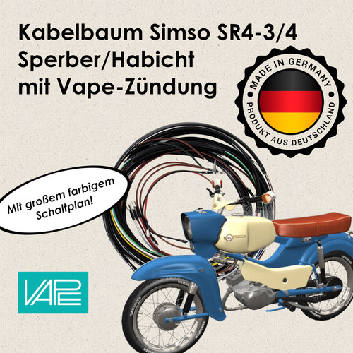 Kabelbaum simson sr4 4 - sr4-3,