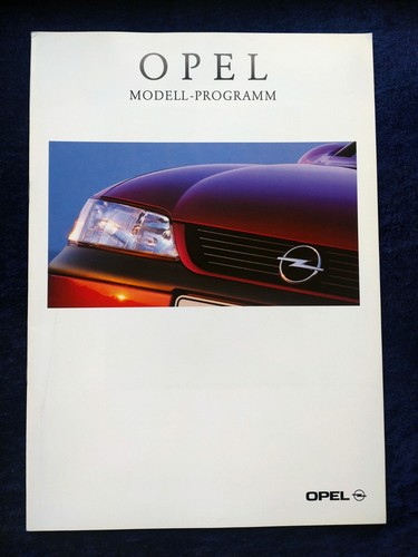 Opel programm prospekt - opel,