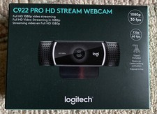 Logitech C922 Pro Stream Webcam 1920 x 1080 Pixel USB Schwarz