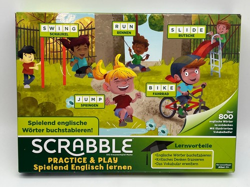 Mattel scrabble pracice - scrabble,