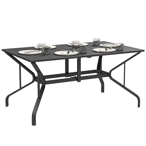Gartentisch stahl 150x90 - gartentisch, cm