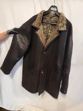 Lammfelljacke Herren - braun-