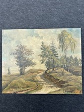 Landschaft Ölbild signiert