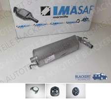 IMASAF Auspuff Mitteltopf+Anbauteile für VW Touran 2.0 EcoFuel (Erdgas) BJ 06-09