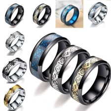 Drachen Band Ring Herren
