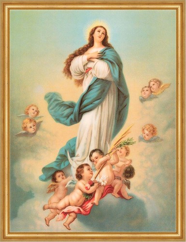 Maria mit engeln - engeln, himmel