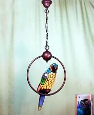Tiffany Büro Ara Papagei Vogel Tiffanylampe Decken Lampe Hängelampe GN224 