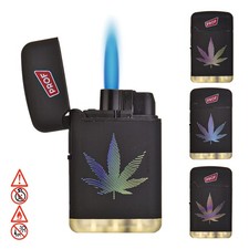 4 x Sturmfeuerzeug Schwarz