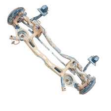 VW Touran Hinterachse Achskörper 1T0500047F