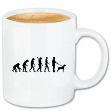 Kaffeetasse EVOLUTION WEIMARANER HUNDESPORT HUNDEZUCHT RASSEHUND WELPE ZUCHT