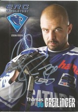 Thomas Greilinger / ERC Ingolstadt / Saison 2008-2009 / Autogrammkarte