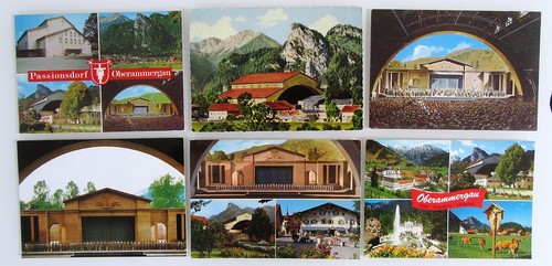 Oberammergau postkarten - 6, x