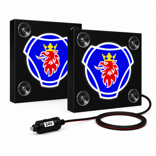 Led eck namensschild lkw - eck-namensschild,