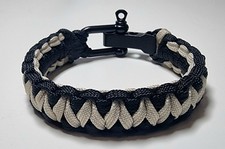 Paracord Armband (Handarbeit) mit verstellbaren Schäkel