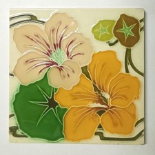 Antike Jugendstil-Fliese