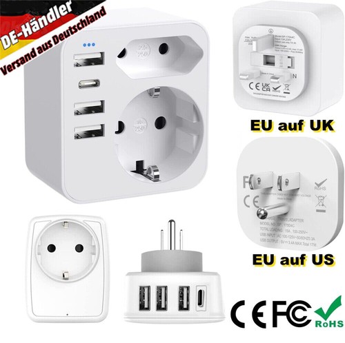 Reiseadapter auf usa - de,