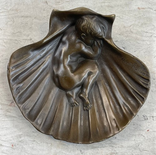 Bronze figural aschenbecher - bronze,