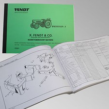 Fendt Ersatzteilliste für Favorit 3 Traktor Schlepper 150001