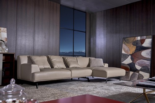 Leder garnitur italien - leder, sofa