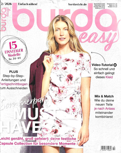 Burda easy 2026 einfach - easy,