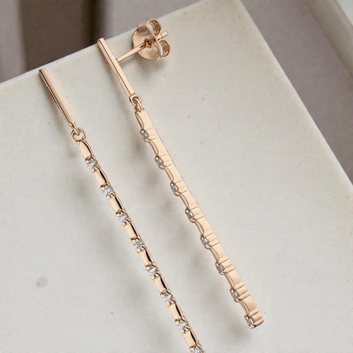 Ohrhänger lang 925 sterling - ohrhänger,