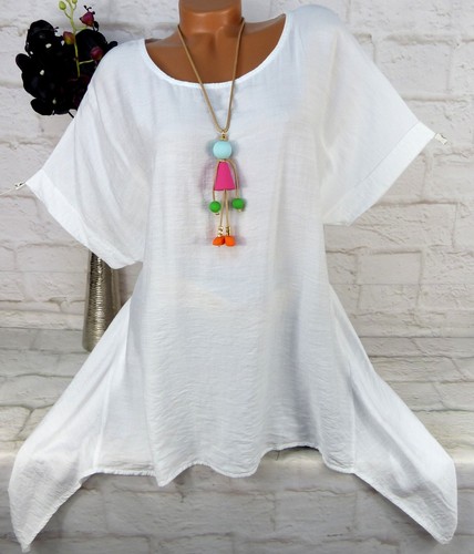 Damen top shirt tunika bluse - top,