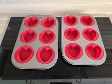 2Stück Mettal mit Silikonheren Backform Kuchenform