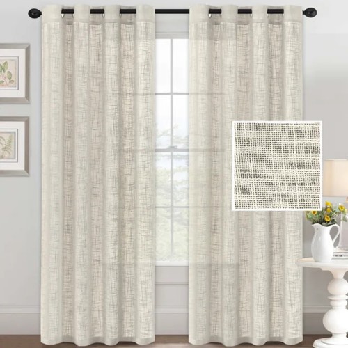 ösenschal boho natur beige - Ösenschal,