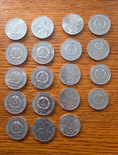 Ddr gedenkmünzen lot 20 - gedenkmünzen,