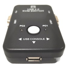 USB 2 0 2 Port KVM Switch für