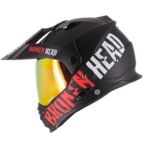 Broken head endurohelm - head,