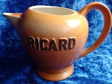 Ricard Krug + 2 Gläser Pitcher gross+selten Höhe 14cm D= 14cm