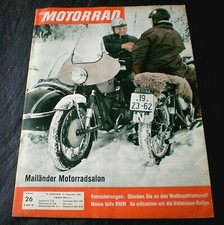 Das Motorrad 26/61 Mailänder Motorradsalon 1961, Elefantentreffen 1962,A JS 350