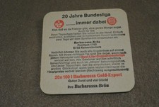 Bierdeckel ,  Barbarossa-Bräu , Deckel 1 , 1. FC Kaiserslautern