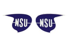 Wappenschilder, Tankembleme für NSU MAX, LUX, Konsul ( Paar)