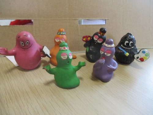 Barbapapa figur 4cm - 6x,
